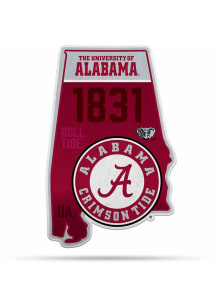 Alabama Crimson Tide State Shape Sport Shape Pennant - Crimson