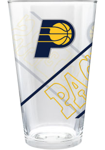 Indiana Pacers Culture 3D Embossed Pint Glass - White