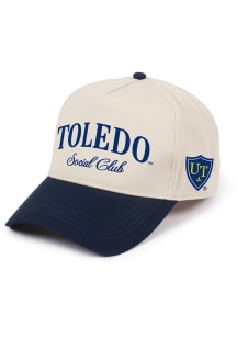 Toledo Rockets Navy Blue Two Tone Ponyback Womens Adjustable Hat