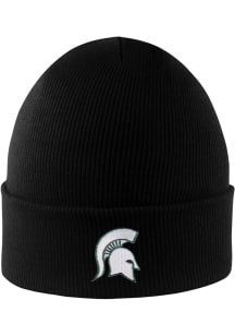 LogoFit Michigan State Spartans Black North Pole Mens Knit Hat