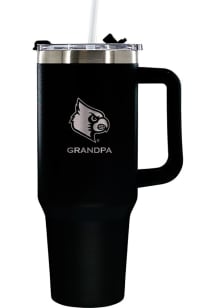 The Memory Company Louisville Cardinals Grandpa 40oz Stainless Steel Tumbler - Black