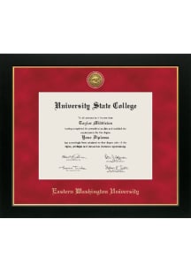 Eastern Washington Eagles Medallion Manchester Diploma Frame - Red
