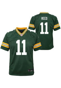 Jayden Reed Green Bay Packers Youth Green Nike Home Replica Football Jersey