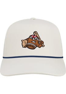 Louisville Bats Caddy 5-Panel Rope Adjustable Hat - White