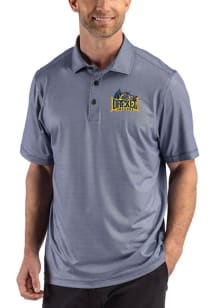 Cutter and Buck Drexel Dragons Navy Blue Lattice Big and Tall Polo