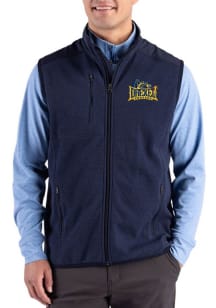 Cutter and Buck Drexel Dragons Mens Navy Blue Hunts Point Eco Sleeveless Jacket