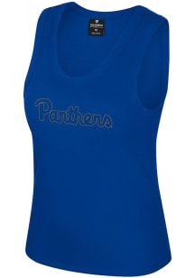 Colosseum Pitt Panthers Womens Blue Thropp Tank Top