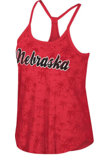 Colosseum Nebraska Cornhuskers Womens Red Fiyero Reversible Tank Top