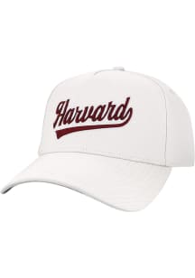 Legacy Harvard Crimson Mid Pro Trucker Adjustable Hat - White