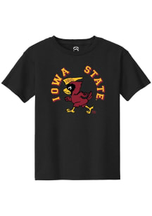 Summit Sportswear Iowa State Cyclones Youth Black Vault Cardinal March Short Sleeve T-Shirt
