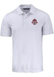 Cutter and Buck Toronto FC Mens White Prospect Short Sleeve Polo