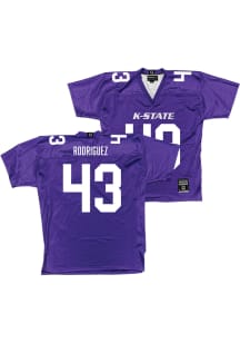 Luis Rodriguez   K-State Wildcats Purple NIL Purple Football Jersey