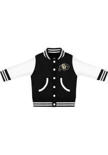 Colorado Buffaloes Toddler Black Varsity Outerwear Light Weight Jacket