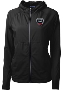 Cutter and Buck DC United Womens Black Adapt Eco Light Weight Jacket