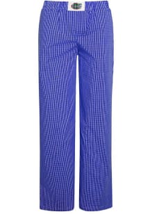 Hype and Vice Florida Gators Womens Royal Blue Gingham Loungewear Sleep Pants