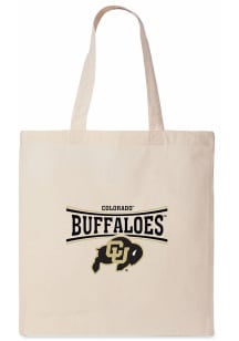 Colorado Buffaloes White Canvas Tote
