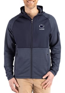 Cutter and Buck Penn State Nittany Lions Mens Navy Blue Alumni Peshastin Long Sleeve Full Zip Jack..