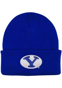 LogoFit BYU Cougars North Pole Baby Knit Hat - Blue