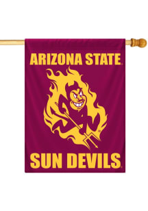 Arizona State Sun Devils Silk Screen Banner - Red