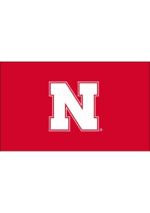 Nebraska Cornhuskers Team Logo Grommet Style Applique Flag