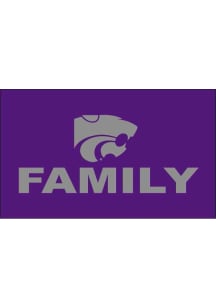 K-State Wildcats 3x5 Family Silk Screen Grommet Flag - Purple