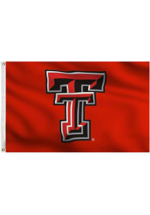 Texas Tech Red Raiders 3x5 Red Grommet Silk Screen Grommet Flag - Red