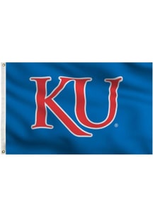 Kansas Jayhawks 3x5 Grommet Design Applique Flag
