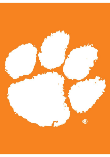 Clemson Tigers 13 x 18 Inch Garden Flag - Orange