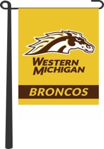 Western Michigan Broncos 13x18 inch Garden Flag - Yellow