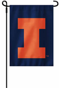 Illinois Fighting Illini 13 x 18 Inch Garden Flag - Orange