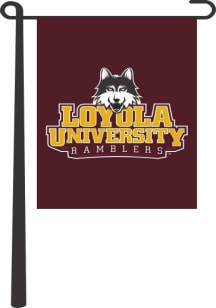 Loyola Ramblers 13x18 Garden Flag - Maroon