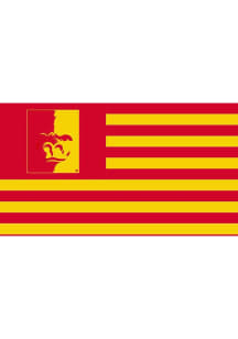 Pitt State Gorillas Nations Silk Screen Grommet Flag - Red