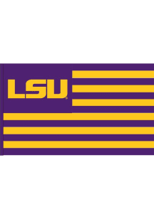 LSU Tigers Nations Silk Screen Grommet Flag - Purple