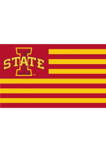 Iowa State Cyclones Nations Silk Screen Grommet Flag - Red