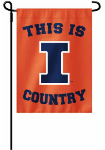 Illinois Fighting Illini This Is Country Garden Flag - Orange