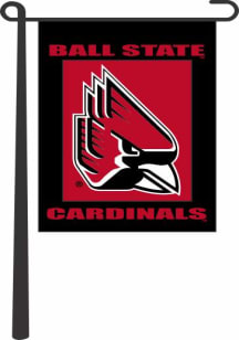 Ball State Cardinals 13x18 Inch Garden Flag - Red