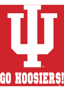 Indiana Hoosiers 13x18 Inch Garden Flag - Red