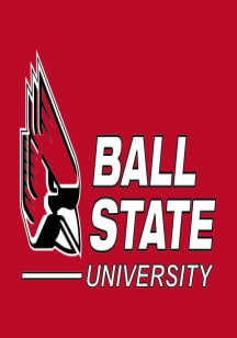 Ball State Cardinals 3x5 Ft Silk Screen Grommet Flag - Red