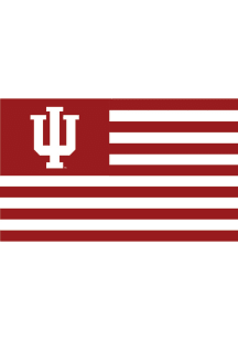 Indiana Hoosiers 3 x 5 Ft Silk Screen Grommet Flag - Red