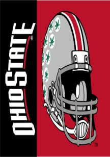 Ohio State Buckeyes 3x5 Ft Logo Silk Screen Grommet Flag - Red