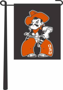 Oklahoma State Cowboys 13X18 Inch Design Garden Flag - Black