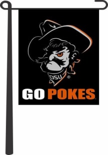 Oklahoma State Cowboys 13X18 Inch Garden Flag - Black