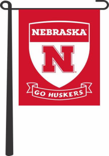 Nebraska Cornhuskers 13X18 Inch Garden Flag - Red