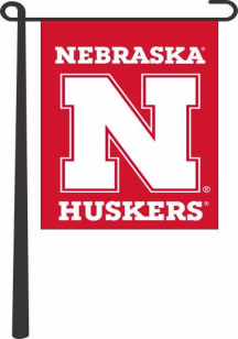 Nebraska Cornhuskers 13X18 Inch Design Garden Flag - Red