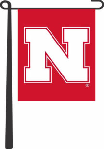 Nebraska Cornhuskers 13X18 Inch Style Garden Flag - Red