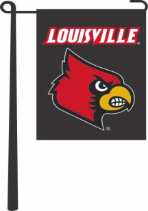 Louisville Cardinals 13X18 Inch Design Garden Flag - Black