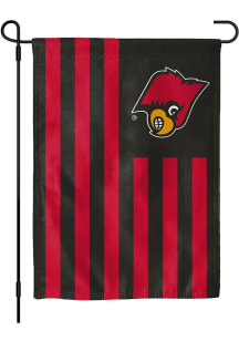 Louisville Cardinals 13X18 Inch Graphic Garden Flag - Black