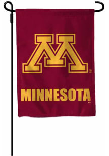 Minnesota Golden Gophers Team Logo Garden Flag - Maroon
