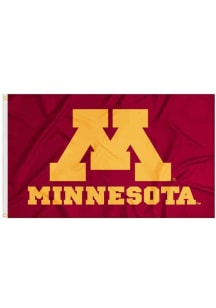 Minnesota Golden Gophers 3x5 Silk Screen Silk Screen Grommet Flag - Maroon