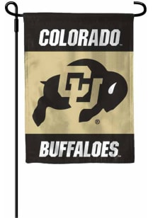 Colorado Buffaloes Wordmark Garden Garden Flag - Black